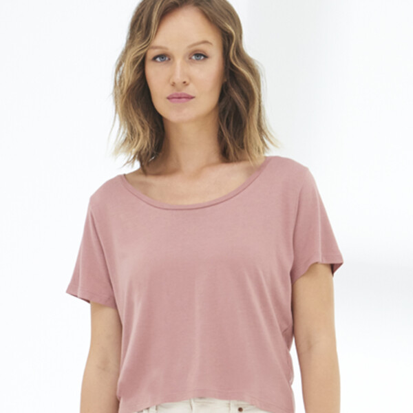 Ecologie Ladies Daintree EcoViscose Cropped T-Shirt Thumbnail