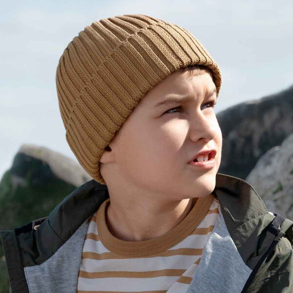 Beechfield Kids Organic Cotton Beanie Thumbnail