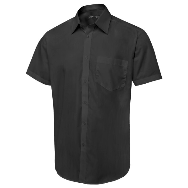 Men’s Tailored Fit Short Sleeve Poplin Shirt Thumbnail
